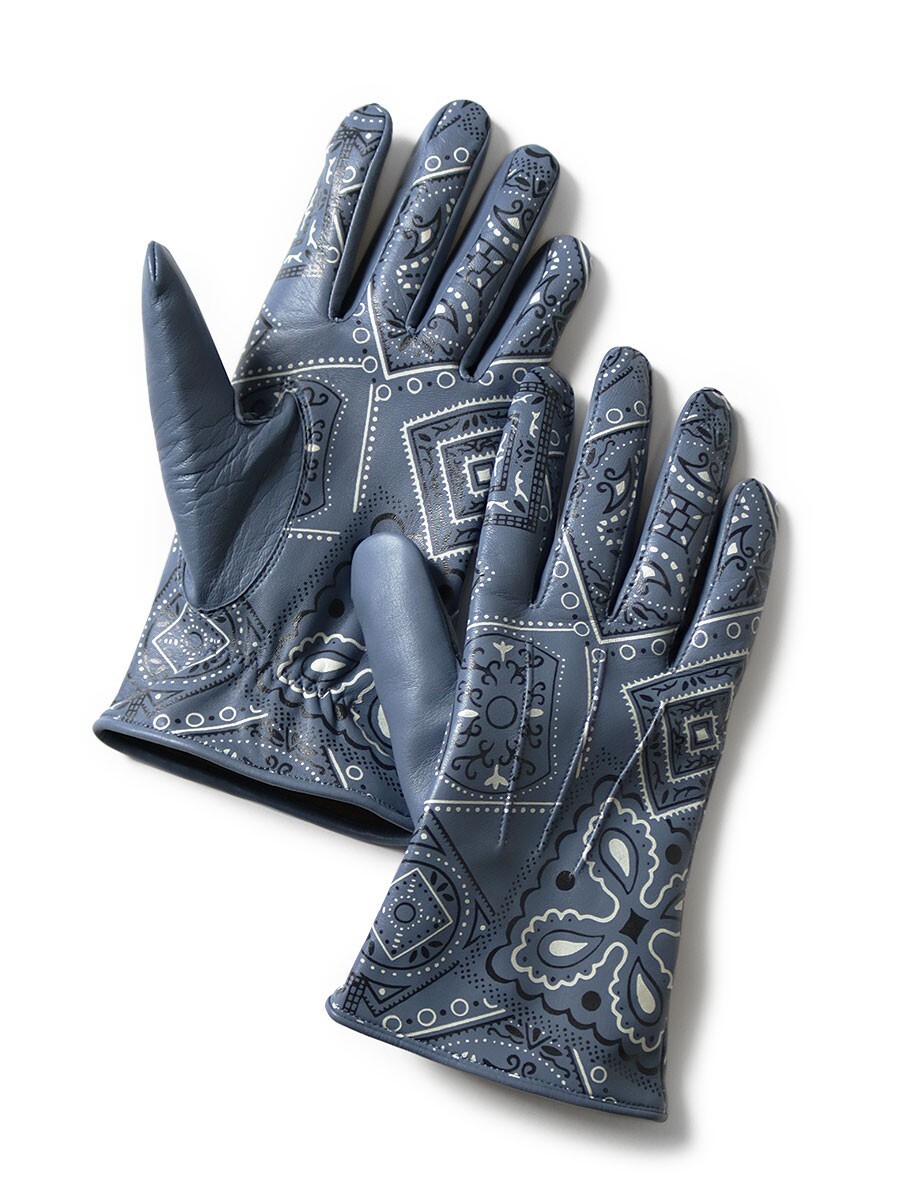 ASK availability First) Kapital Leather COOKIE Bandana Gloves