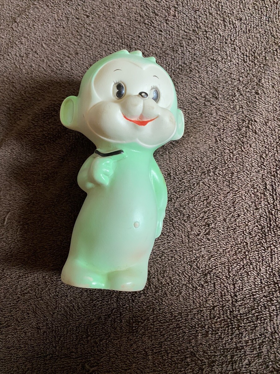1971 Vintage Green And White Monkey By Electric Plastic | eBay