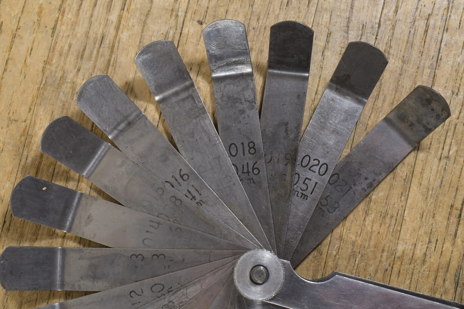 Vtg SnapOn Bent Blade Feeler Gauge Set .006.030 FB300A Made in USA eBay