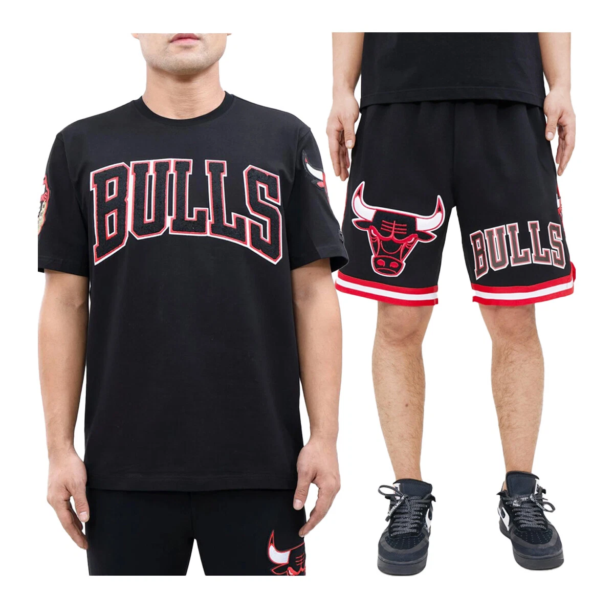 Pro Standard NBA Chicago Bulls Pro Team Black/Red Men's Shirt BCB15139-BLK - XL