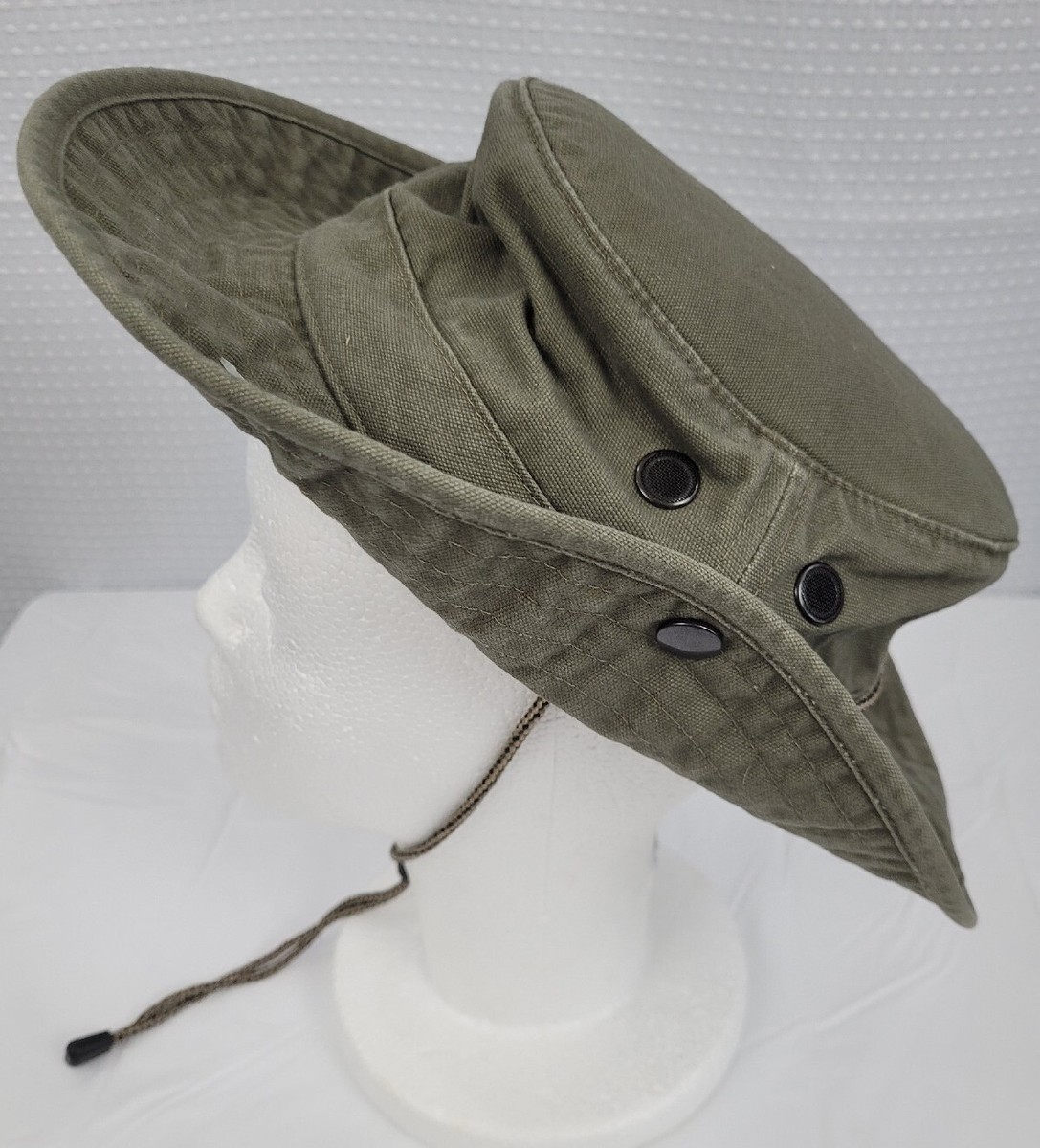 REI Explorer Safari Hat Size Medium Army Green Packable NEW Unisex