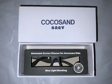 Cocosand Baby Toddler Sunglasses w/ Adjustable Black Elastic Strap Frames Black