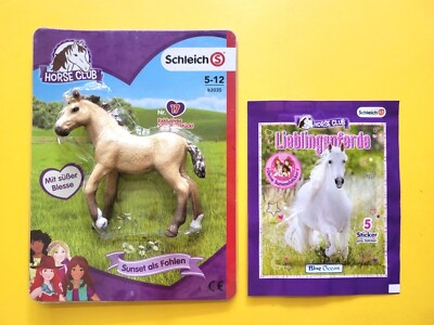 Schleich  HORSE CLUB   Nr. 17   Limited Edition     SUNSET  ALS  FOHLEN