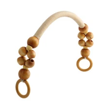 Strap Replacement Handbag Shoulder Belt DIY Beads Bag Strap Rope Handle Wooden