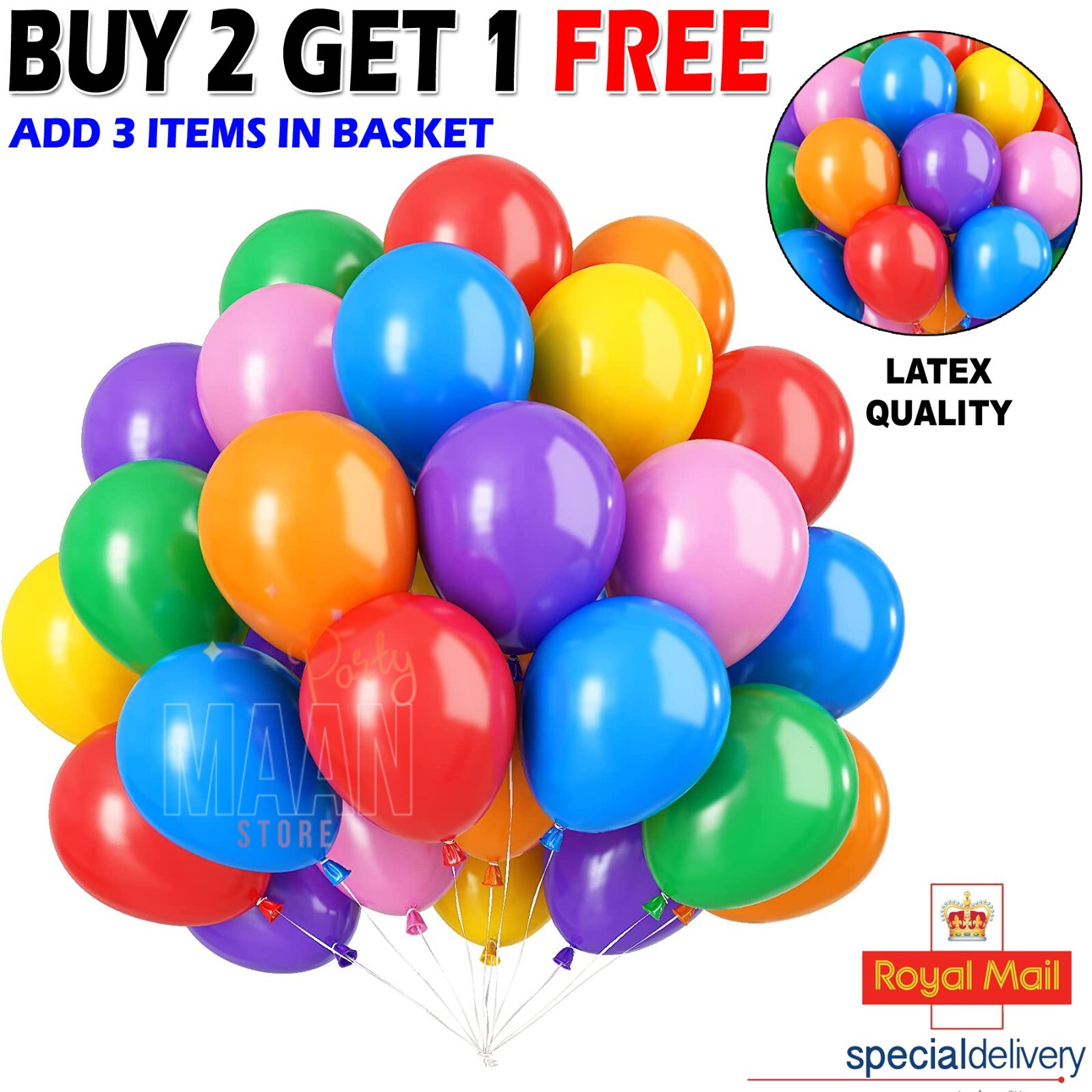 100 X Latex PLAIN BALOON BALLONS helium BALLOONS Quality Party Birthday Wedding eBay