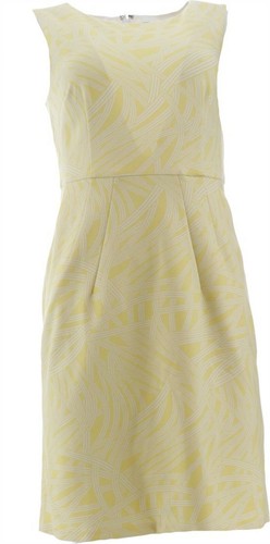 Sleeveless Ponte Sheath Dress 