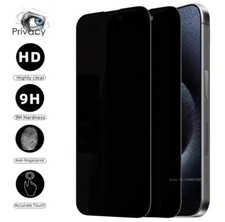 2Pcs Privacy Screen Protector Tempered Glass for iPhone 15 Pro Max