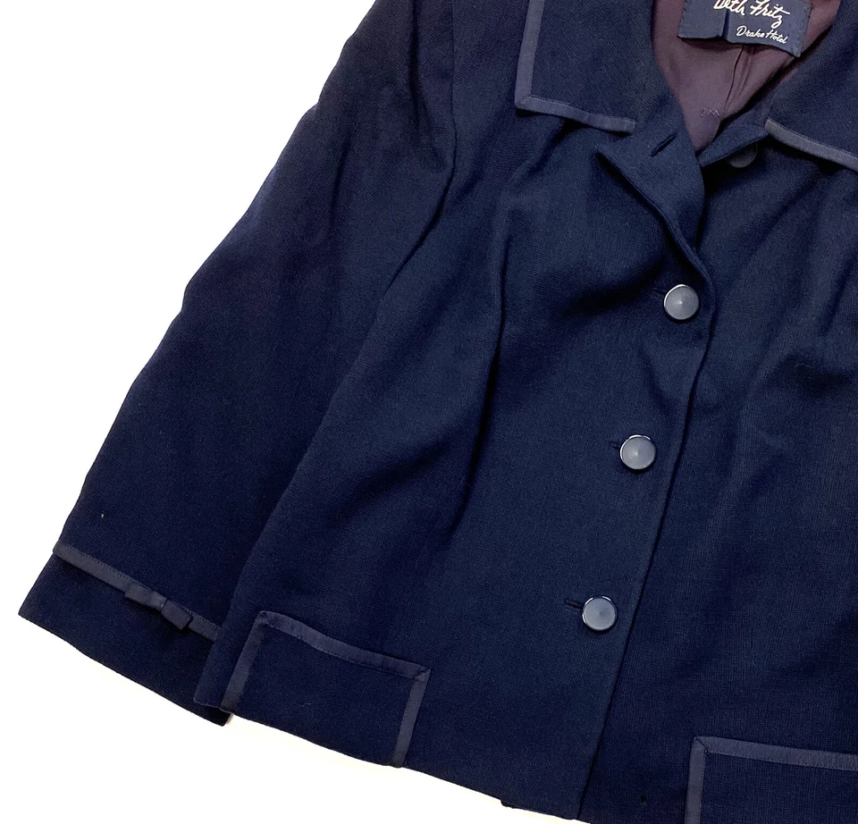 Chaqueta Blazer Uniforme de Servidor Drake Hotel Chicago Años 30 Importante De Colección Rara Roble Foto 4 de 4