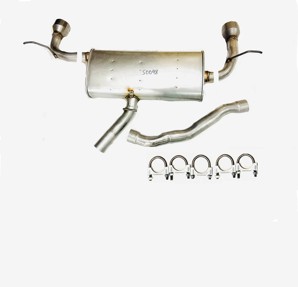 Fits: 2011-2014 Ford Edge 3.5L & 2012-2014 Ford edge 2.0L Turbo Rear Muffler Foto 3 de 3