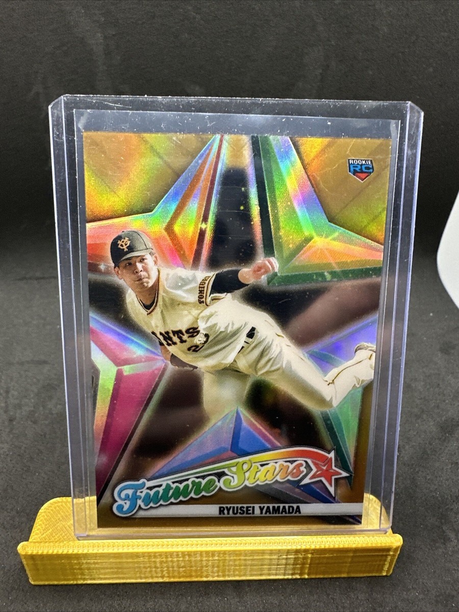 2022 Topps Chrome NPB Future Stars Ryusei Yamada RC Gold Refractor