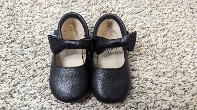 Monkey Feet Leather Moccasin Kids Shoes Size 18-24M