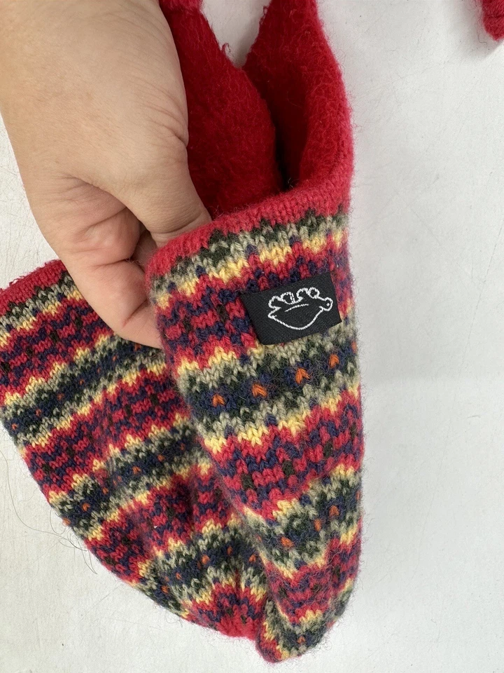 De Colección Piel de Tortuga Niños Amapola Gall Invierno Gorro Esquí Sombrero Lana Tejido Forro Polar Foto 3 de 4