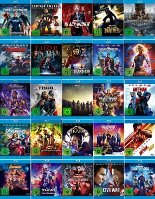 Marvel Studios Mega Bundle - Thor 1-4 Guardians of the Galaxy 1-3 | 25-Blu-ray