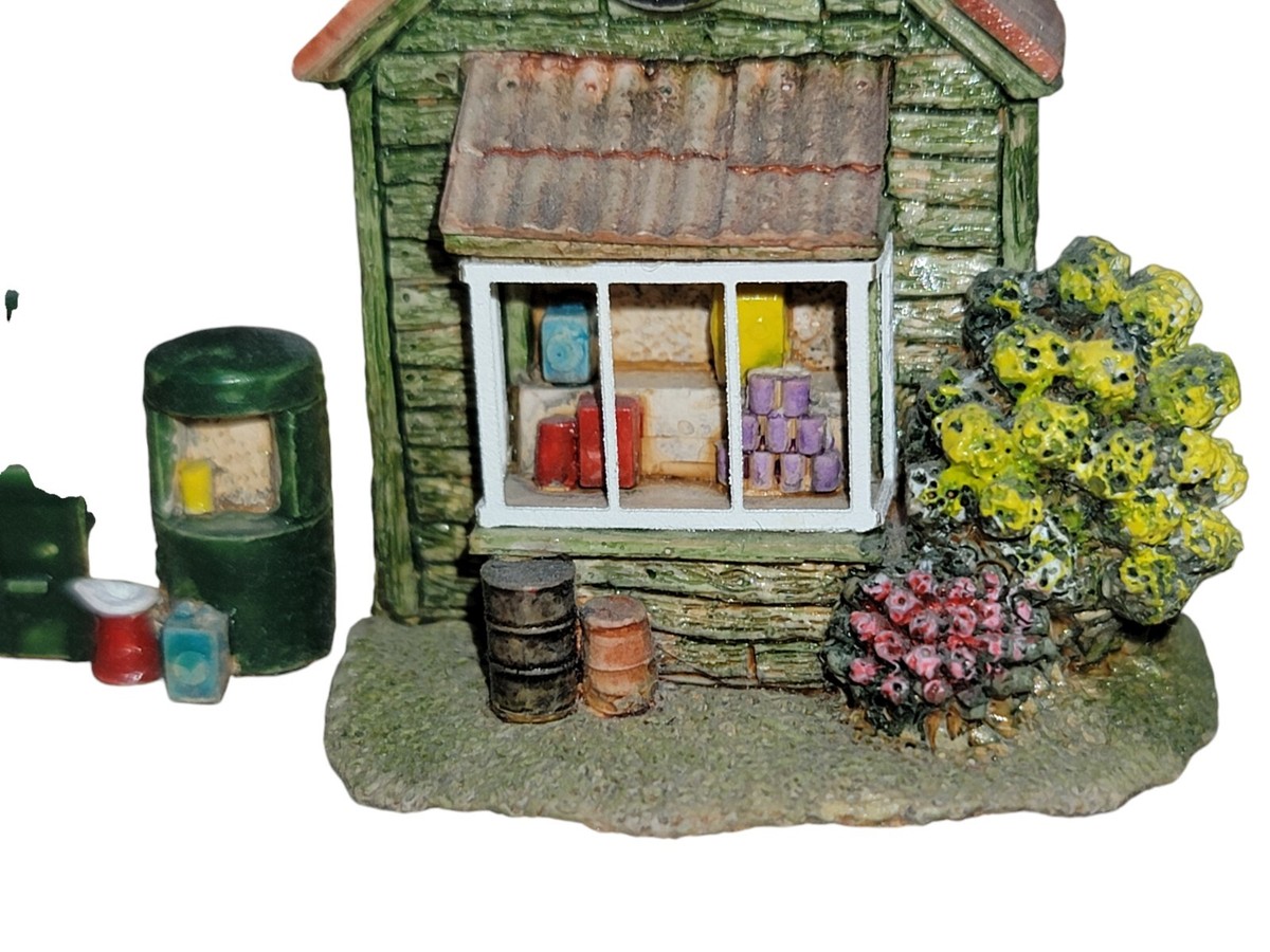 1999 Lilliput Lane Burley Street Garage Hand Made W/ deeds