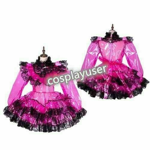 PVC sissy maid lockable dress Tailor-made - Afbeelding 1 van 8