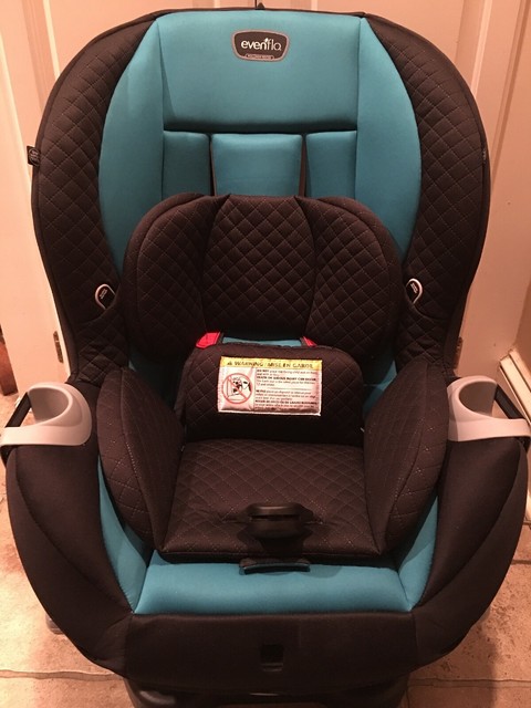 Evenflo Advanced Sensorsafe Stratos Convertible Car Seat Jet Gray 65 Lb