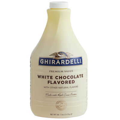  Ghirardelli 64 fl. oz. White Chocolate Flavoring Sauce