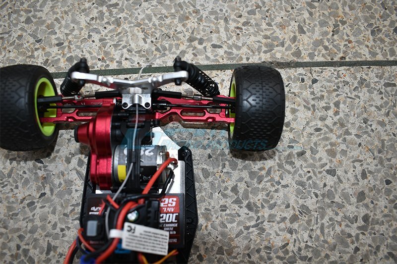 Braccio Inferiore Posteriore GPM Racing In Alluminio Verde - Losi 1/18 Mini-T 2.0