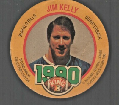 Jim Kelly  Team: Buffalo Bills 1990 King B Discs #15 