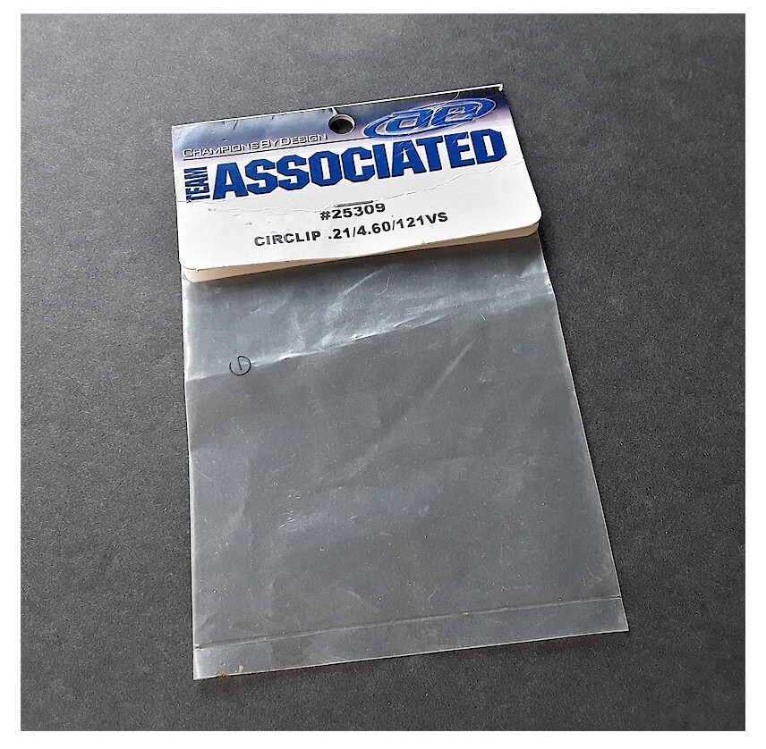 Vintage RC Car Team Associated .21 Nitro Engine Piston Pin Clip