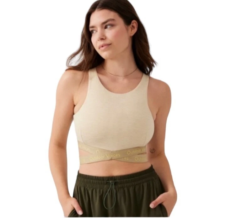 Outdoor Voices TechSweat Crop Top , A high coverage