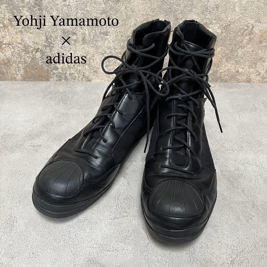 Yohji Yamamoto Adidas High-Top Sneakers And Boots Black Size 11 in