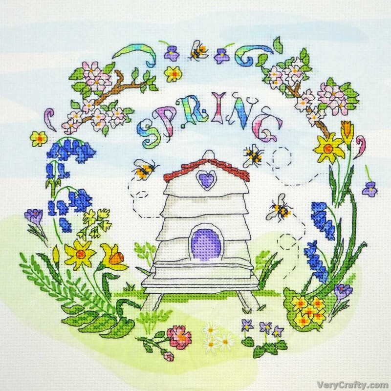 Spring Time Counted Cross Stitch Kit - Bothy Threads