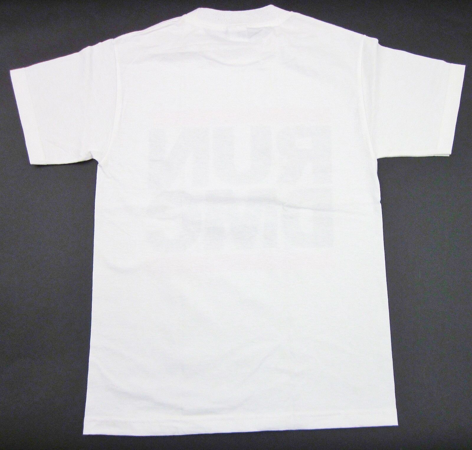 RUN DMC JAM MASTER JAY T-shirt Retro Logo Hip Hop Rap Rock White 