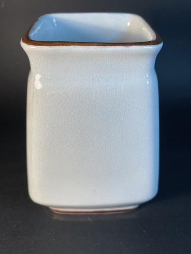 Wedgwood Ironstone Gold Lustre Tea Leaf 4.75” Toothbrush Holder- Crazing & Marks - Picture 10 of 12
