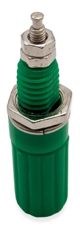8 Pack Green 5-Way Binding Post, Insulated, Accepts Banana Plug or Spade Lug - Picture 4 of 5