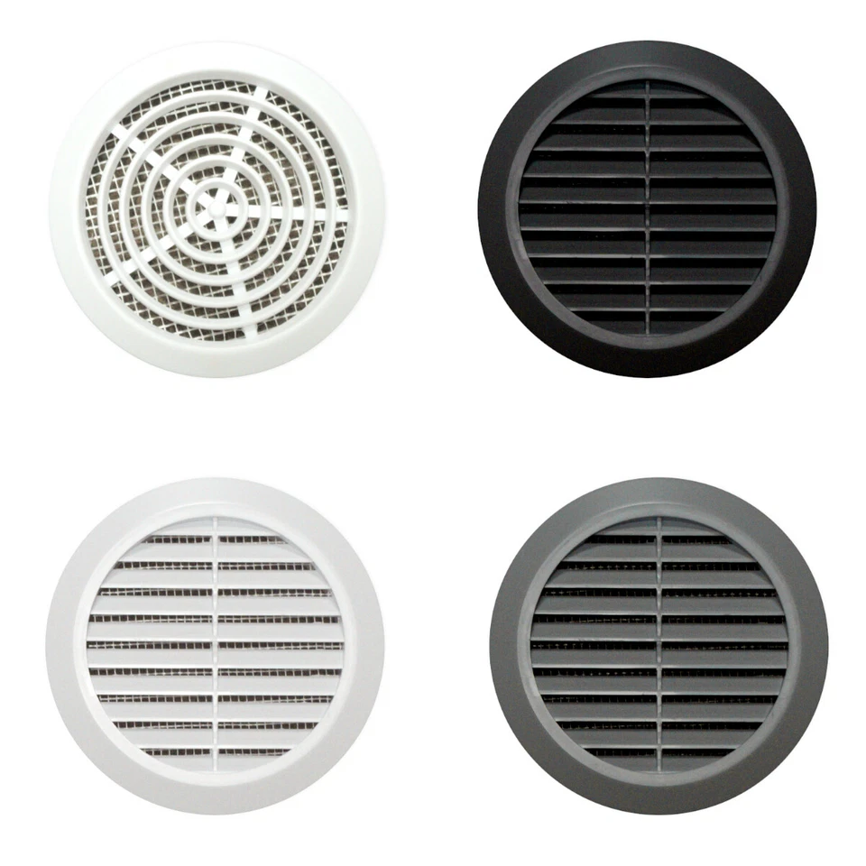 AWENTA Lüftungsgitter Insektenschutz Schlitz-Gitter Abluftgitter Lamellengitter 60-150