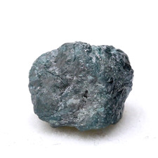 blue rough diamond 7.47tcw natural polygonal shape to make engagement ring