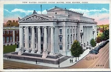 New Haven County Court House 28009 Posted Postcard