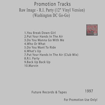 GoGo.. White CD. Raw Image - R.I. Party (12'' Vinyl Version) 1997