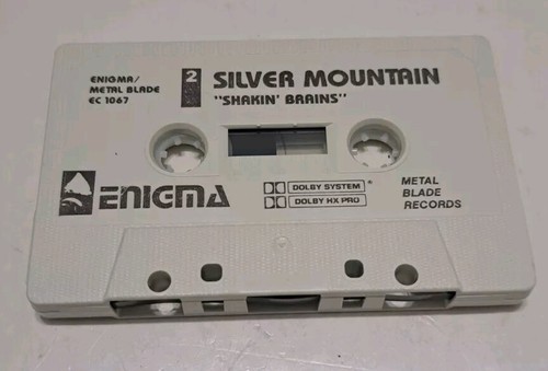 Silver Mountain Shakin Brains Cassette 1984 Heavy Metal Album Metal Blade EC1067 - Picture 3 of 3