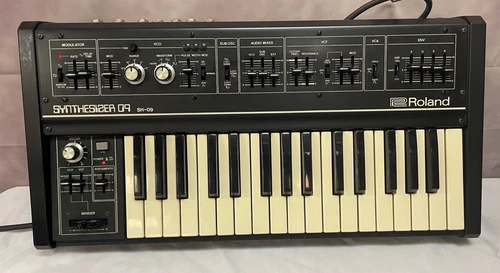 Roland SH-09  80's Era 37-Key Monophonic Analog Synthesizer w/ acc...