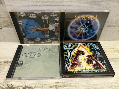 Def Leppard 4 CD Lot Hysteria, High 'n' Dry, Adrenalize, Vault - Hard Rock