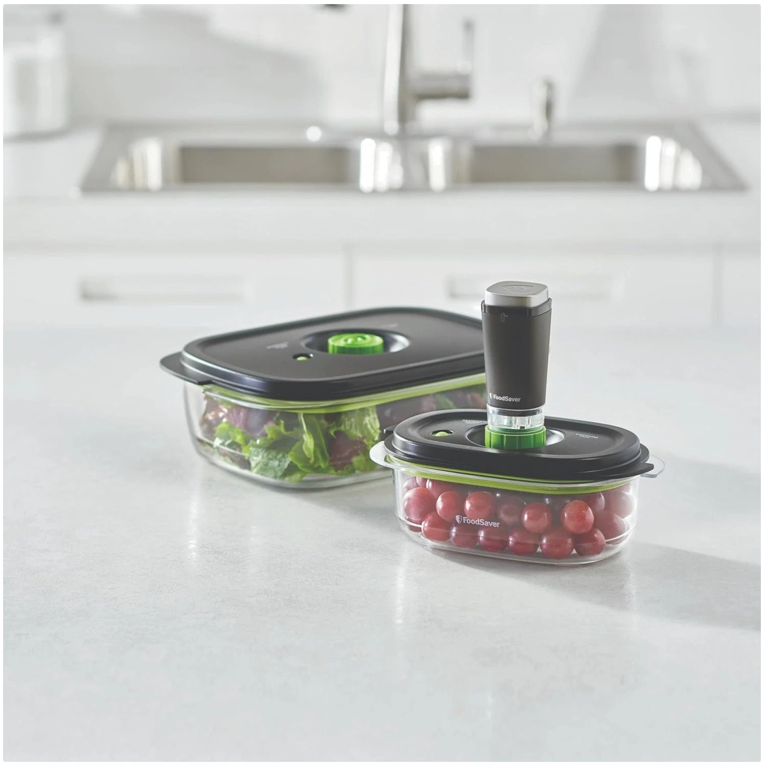 Vacuum Storage Containers - Set of 2