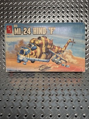 Mil MI-24 Hind F Helicopter 1/72 AMT  ERTL Model Kit #8854, Vintage 1988 NIB