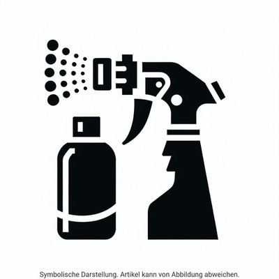 Sprühkopf, Nachfüllflasche Rundstahl Sprühkopf 10 Stück weiß-weiß ColorM 379413