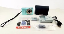 Canon PowerShot SD1300 IS Blue 12.1MP Compact Digital Camera   Bundle -Tested