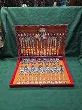 Set posate placcate argento 50 pezzi Italia vintage 