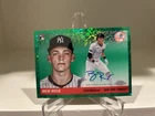 BEN RICE 2025 TOPPS CHROME PLATINUM ROOKIE AUTO GREEN 50/75 YANKEES AUTOGRAPH