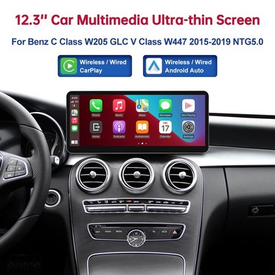 12.3'' für Mercedes-Benz C-Class W205 V W447 GLC Carplay Touchscreen Bildschirm/