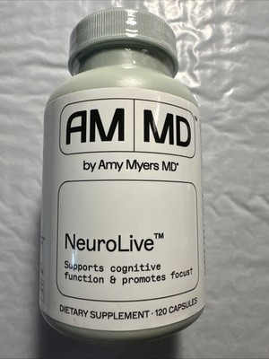 Amy Myers MD NeuroLive Brain Health Supplement Focus Support(12 Caps) Exp:7/2027