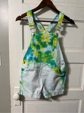 Levi's Denim Tie-Dye Shortalls Girls 12