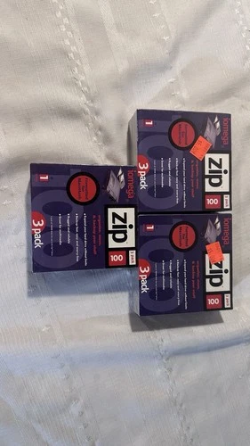 (3) NOS Packs Of 3 Zip 100 Disks Iomega Brand New Never Used 9 Total