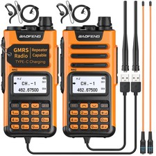 BAOFENG GM-15 Pro 8W GMRS Radio,Long Range Two Way Radio Rechargeable,NOAA We...