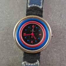 Bunte Watch People Damen Uhr – Extravagantes Design mit Denim-Look