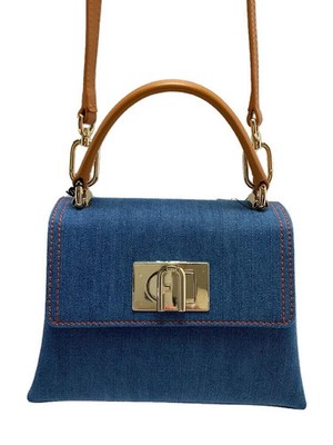 FURLA 1927 Mini Top Handle Bag (wb00109) in Indigo